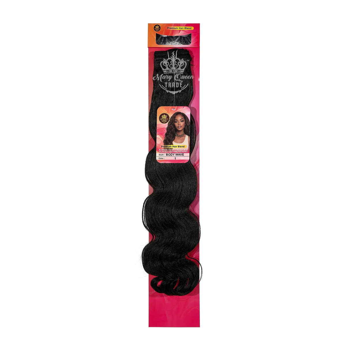 Mary Queen BioProtein™ Body Wave Hair Extensions – 18"