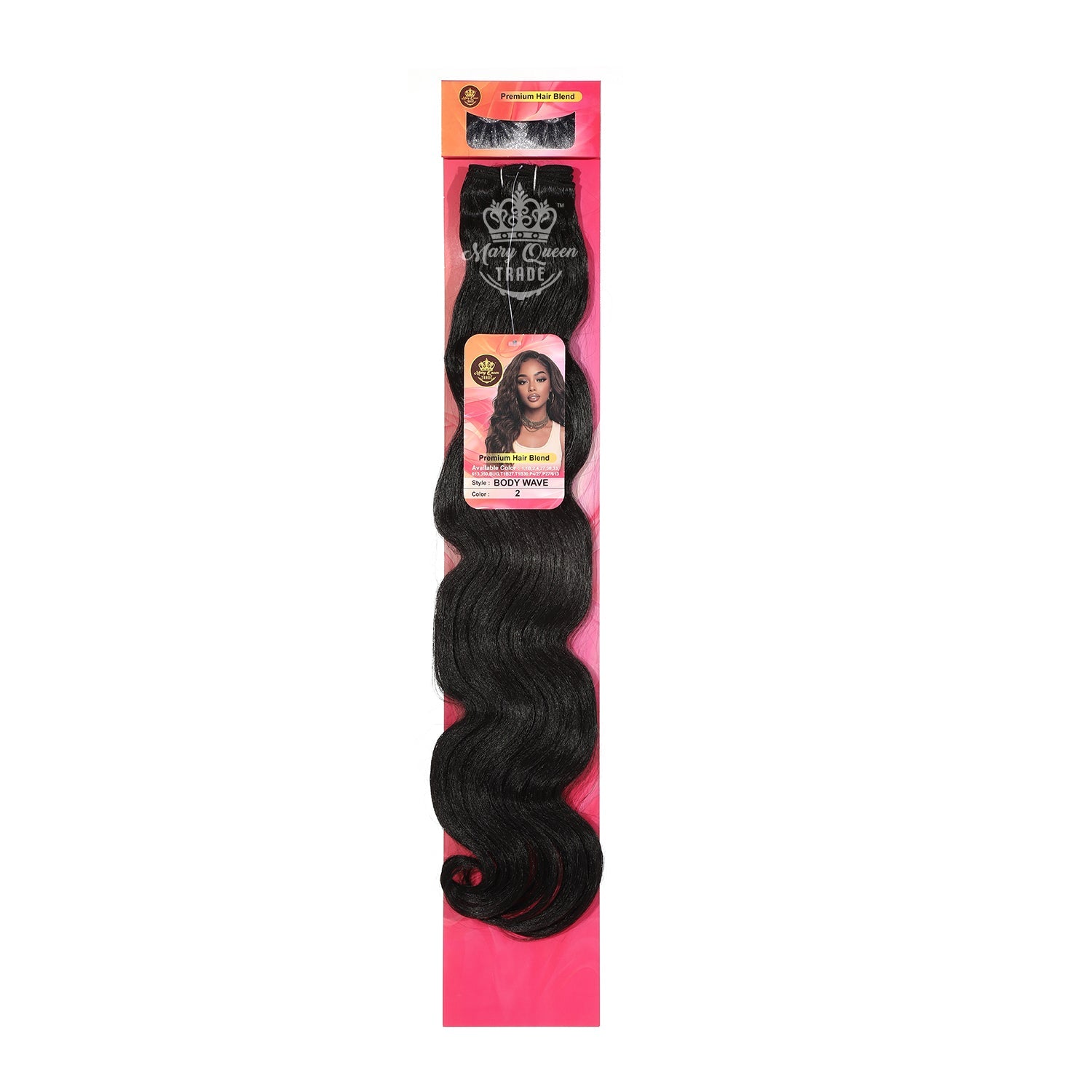 Mary Queen BioProtein™ Body Wave Hair Extensions – 18"