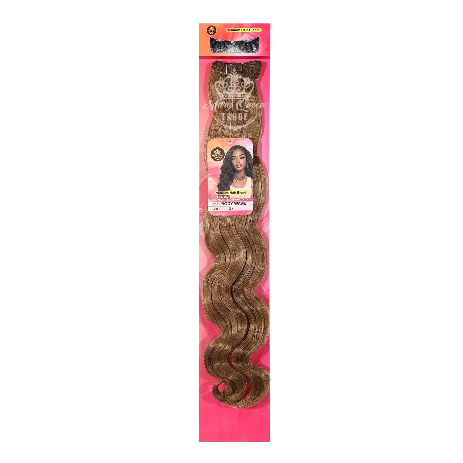 Mary Queen BioProtein™ Body Wave Hair Extensions – 18"