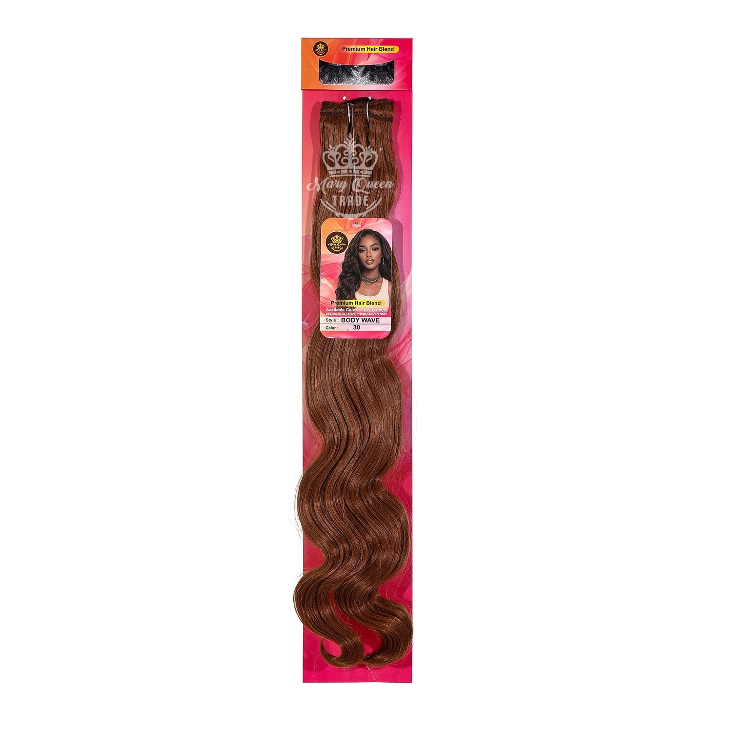 Mary Queen BioProtein™ Body Wave Hair Extensions – 18"