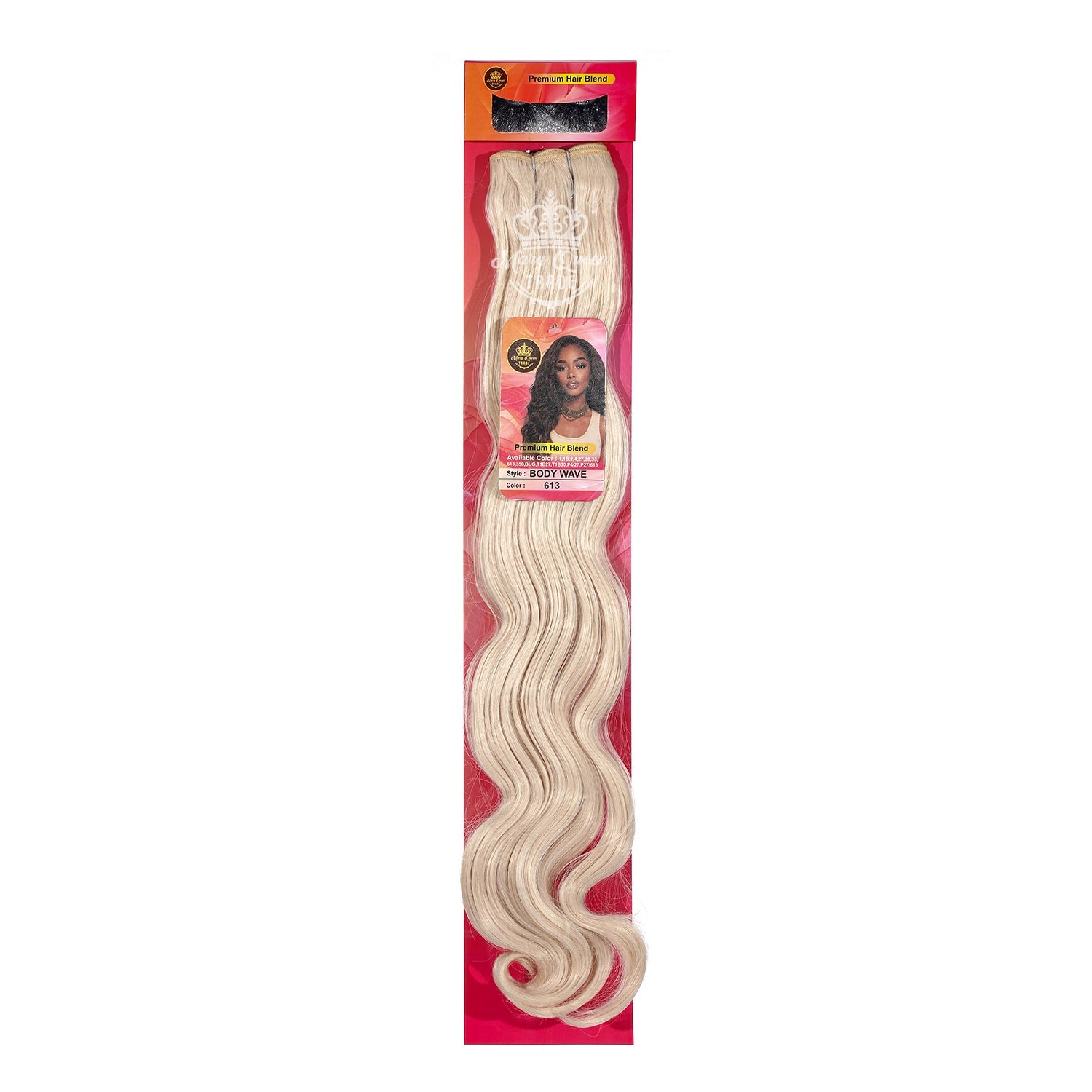 Mary Queen BioProtein™ Body Wave Hair Extensions – 18"
