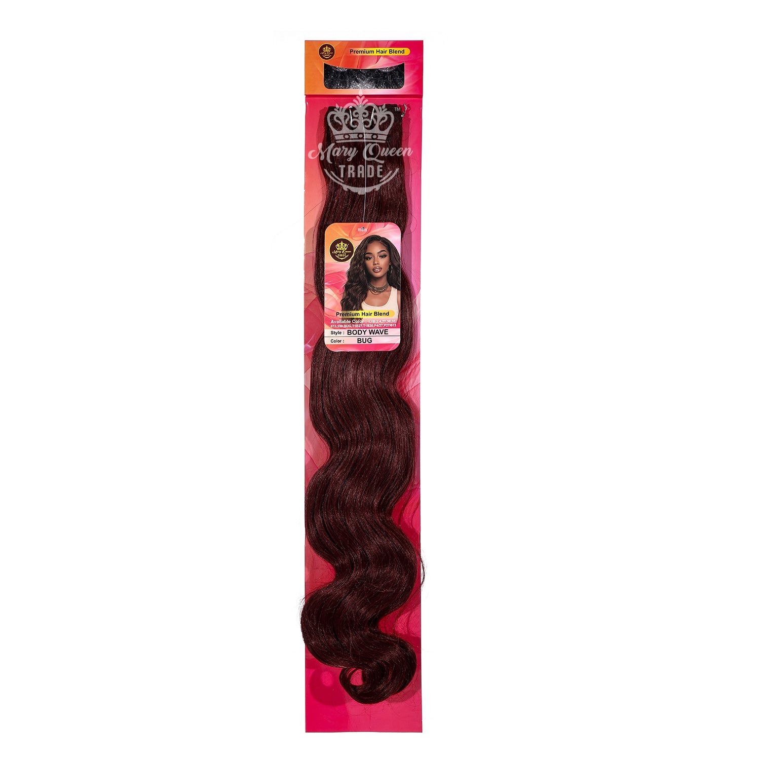 Mary Queen BioProtein™ Body Wave Hair Extensions – 18"