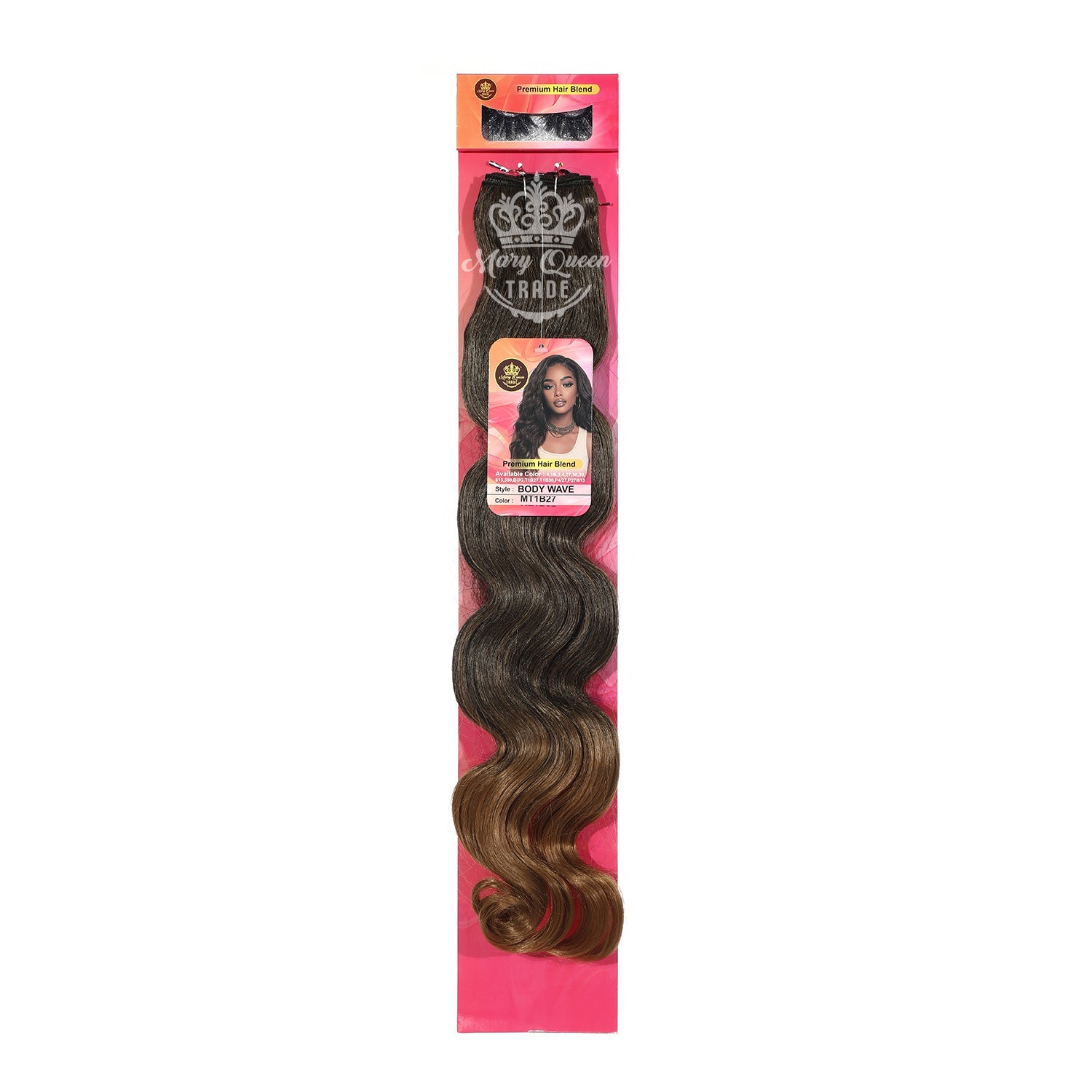 Mary Queen BioProtein™ Body Wave Hair Extensions – 18"