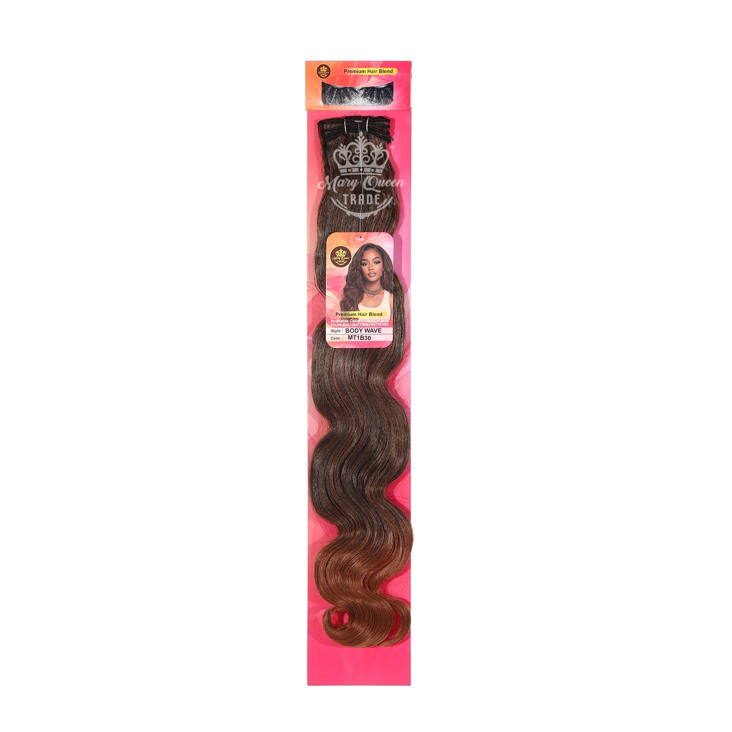 Mary Queen BioProtein™ Body Wave Hair Extensions – 18"