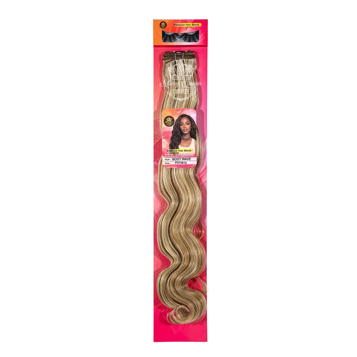 Mary Queen BioProtein™ Body Wave Hair Extensions – 18"