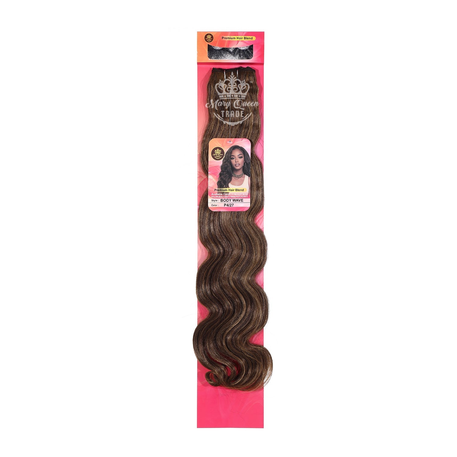 Mary Queen BioProtein™ Body Wave Hair Extensions – 18"