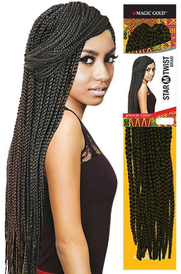 Magic Gold Star Medium Twist Braid 24"