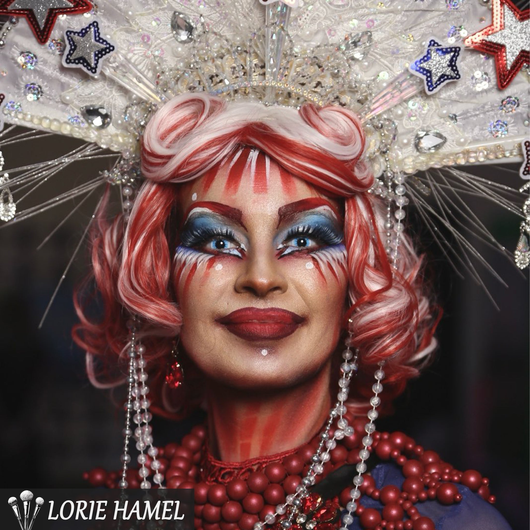 PRIMAL ® Wraith I - White & Blue Colored Contact Lenses