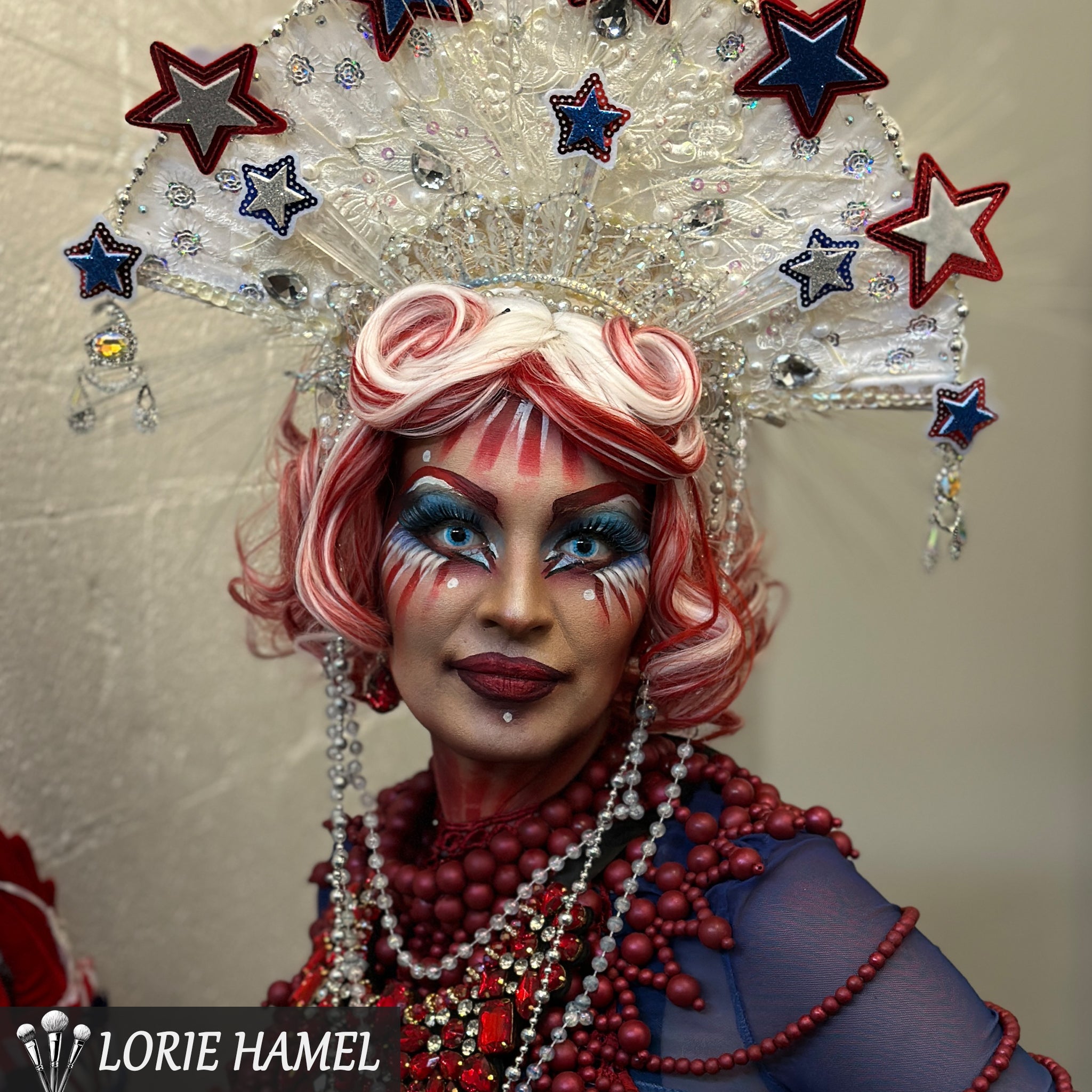 PRIMAL ® Wraith I - White & Blue Colored Contact Lenses