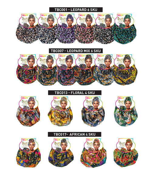 Touch Down Bun Caps - Floral