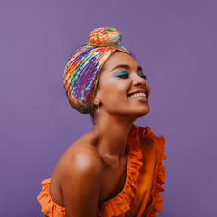 Touch Down Bun Caps - African Print