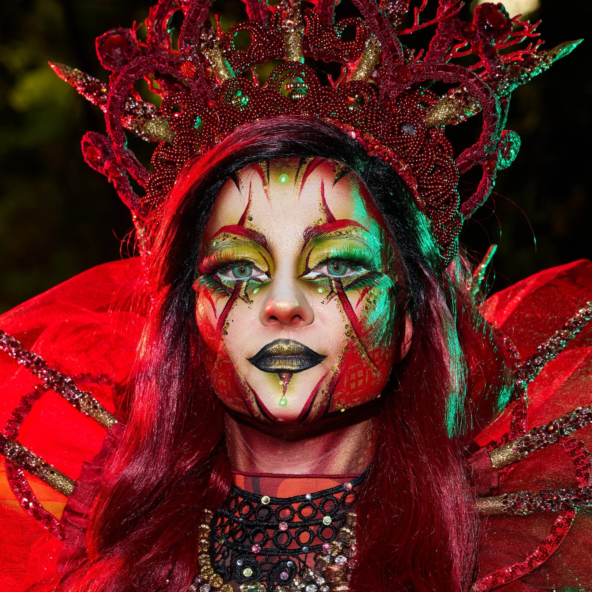 PRIMAL ® Burning Man Colored Contact Lenses