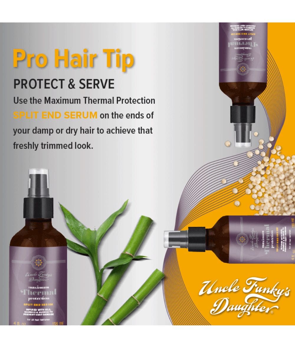 Uncle Funkys Daughter Maximum Thermal Protection Split End Serum 4Oz
