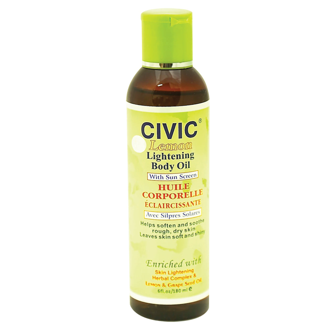 Civic CIVIC® CITRON HUILE Corporelle Éclaircissante - Authentic Skincare Treatment