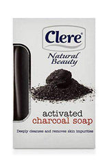 Clere Natural Beauty Activated Charcoal Soap