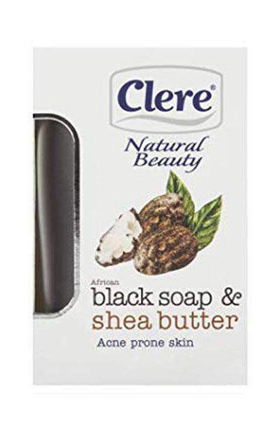 Clere Natural Beauty African Balck Soap & Shea Butter