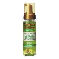 Creme Of Nature Pure Honey Hair Food Smoothing & Frizz Control Styling Mousse
