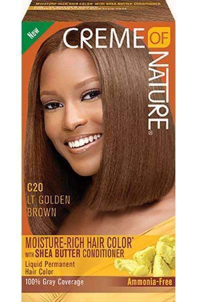 Creme Of Nature Moisture-Rich Hair Color - C20 Light Golden Brown