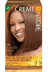 Creme Of Nature Moisture-Rich Hair Color - C20 Light Golden Brown