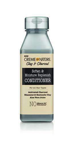 Cream Of Nature Clay & Charcoal Soften & Moisture Replenish Conditioner