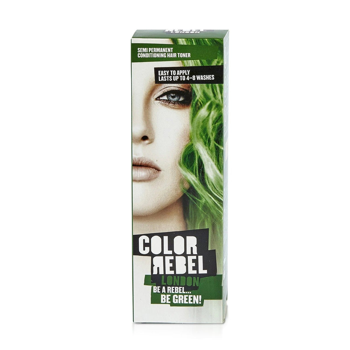 Color Rebel London Semi-Permanent Conditioning Hair Toner - Be Green