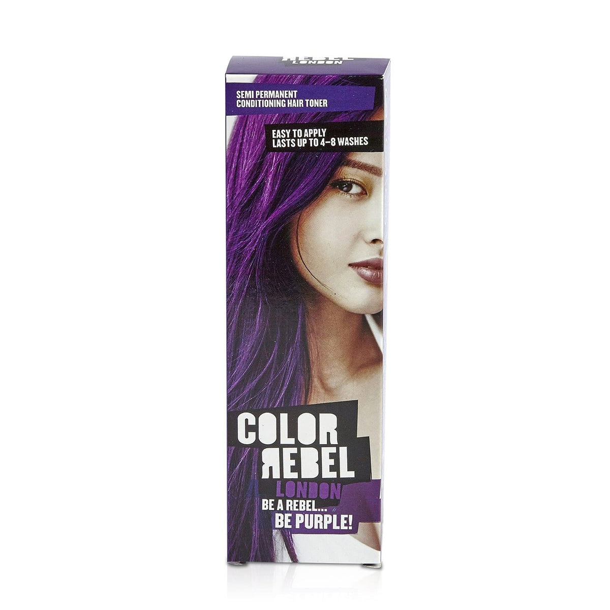 Color Rebel London Semi-Permanent Conditioning Hair Toner - Be Purple