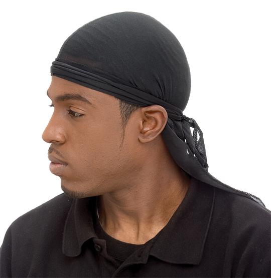 WaveBuilder Seamless Durag #790 Black