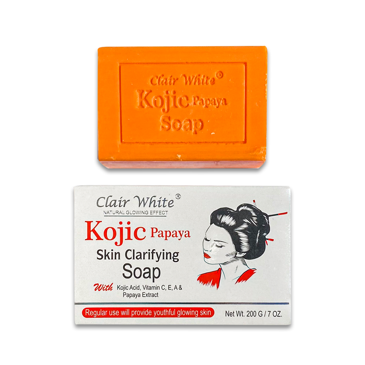 Clair White CLAIR WHITE® KOJIC Papaya SAVON Clarifiant - Authentic Skincare Treatment