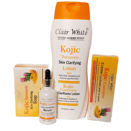 Clair White CLAIR WHITE KOJIC TUMERIC COFFRET - Authentic Skincare Treatment