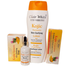 Clair White CLAIR WHITE KOJIC TUMERIC COFFRET - Authentic Skincare Treatment