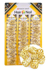 Braid Accessory Gold Braid Hair Rings #CX7200