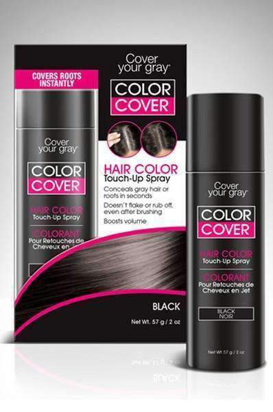 Cover Your Gray Hair Color Touch-up Spray - Black