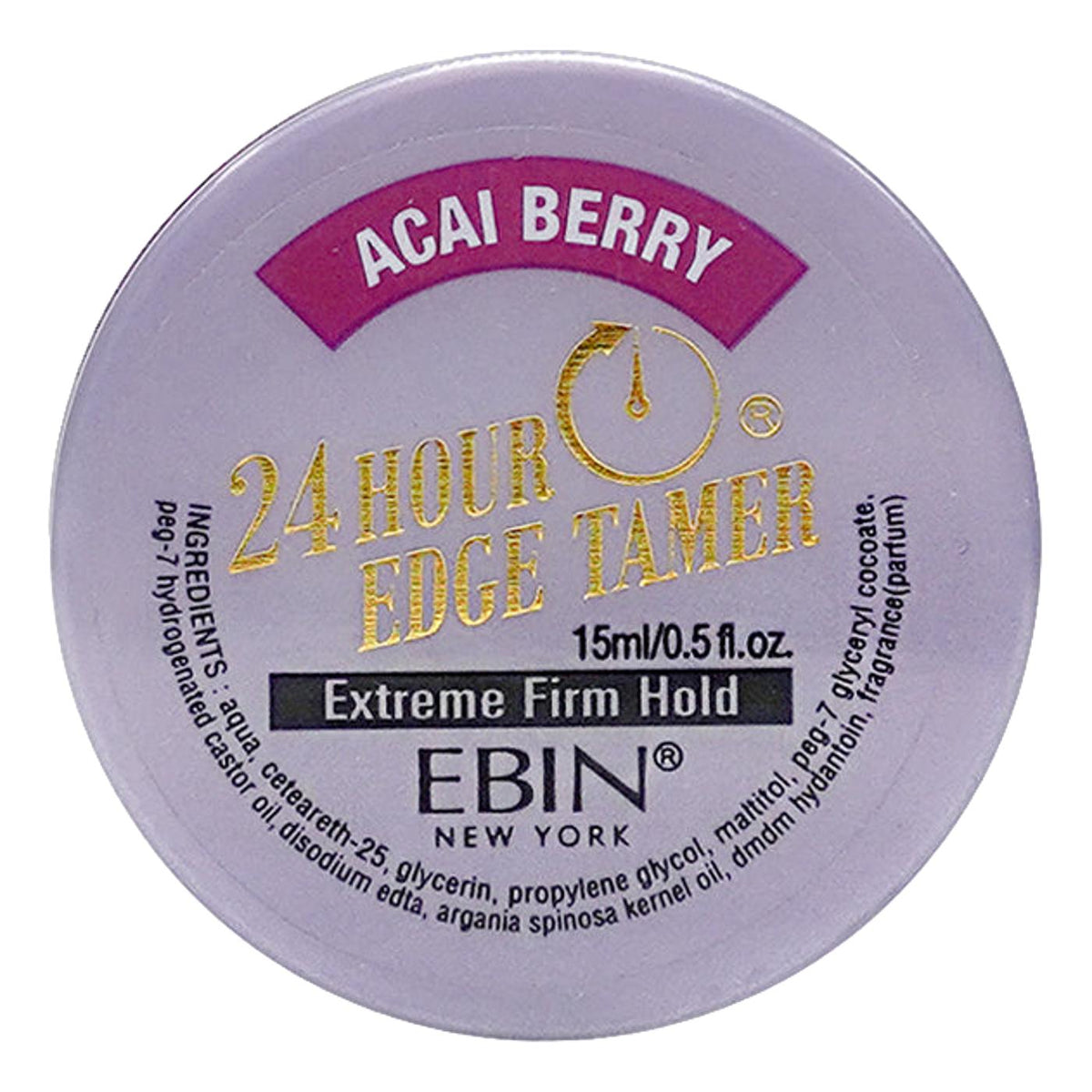 EBIN 24 Hour Edge Tamer Extreme Firm Hold - Acai Berry 0.5oz