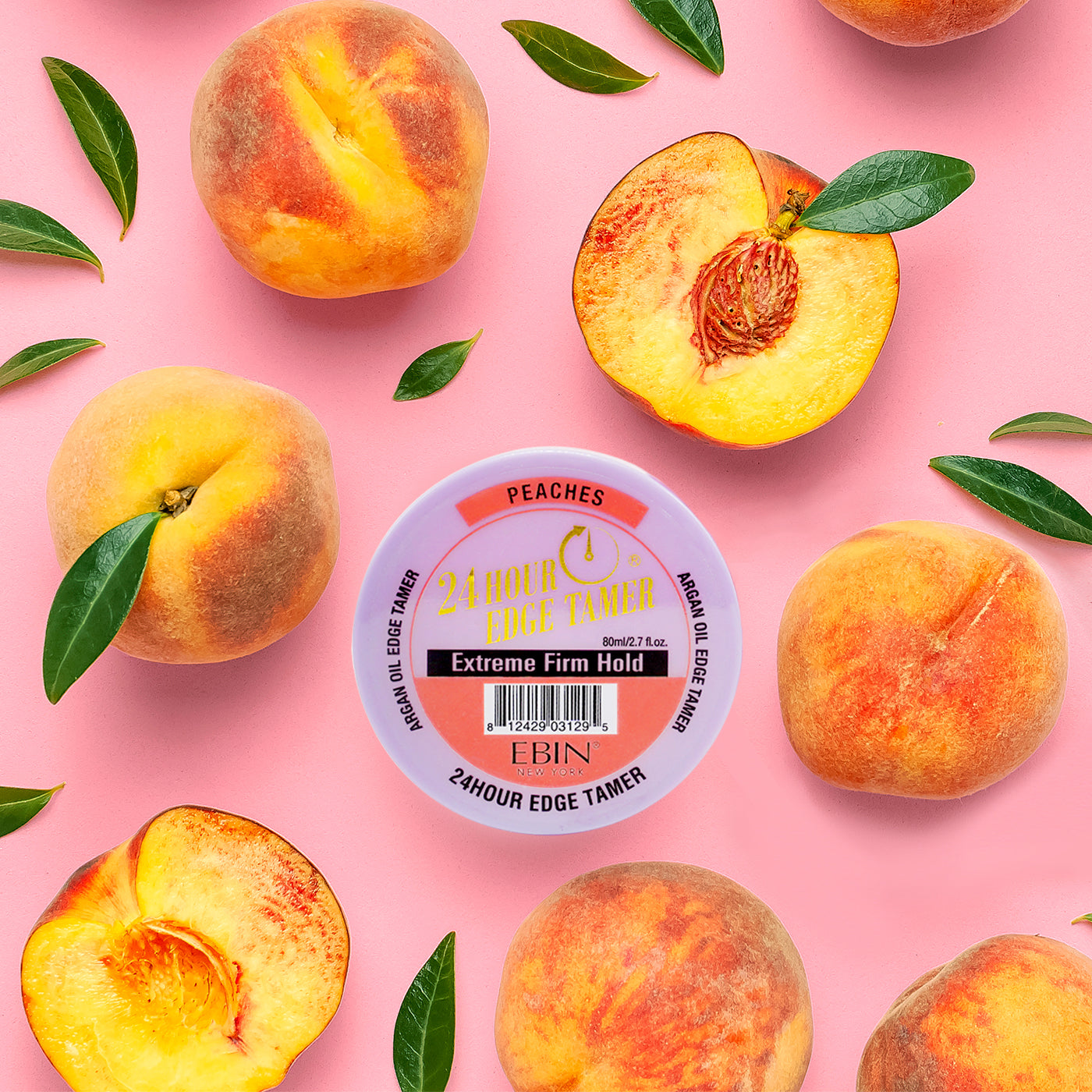 EBIN 24 Hour Edge Tamer Extreme Firm Hold - Peaches 0.5oz