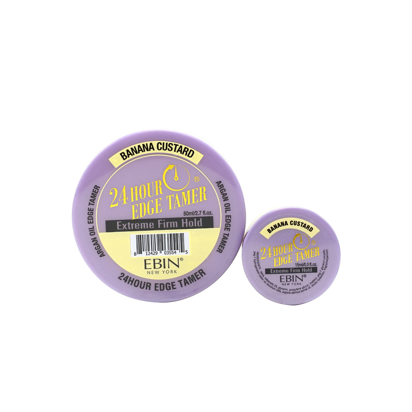EBIN 24 Hour Edge Tamer Extreme Firm Hold - Banana Custard 2.7oz