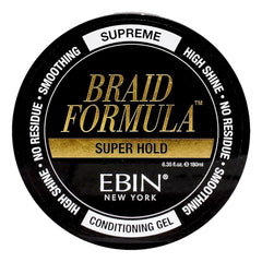 EBIN Lock n' Pomade Braid Formula Conditioning Gel - Super Hold 6.35oz
