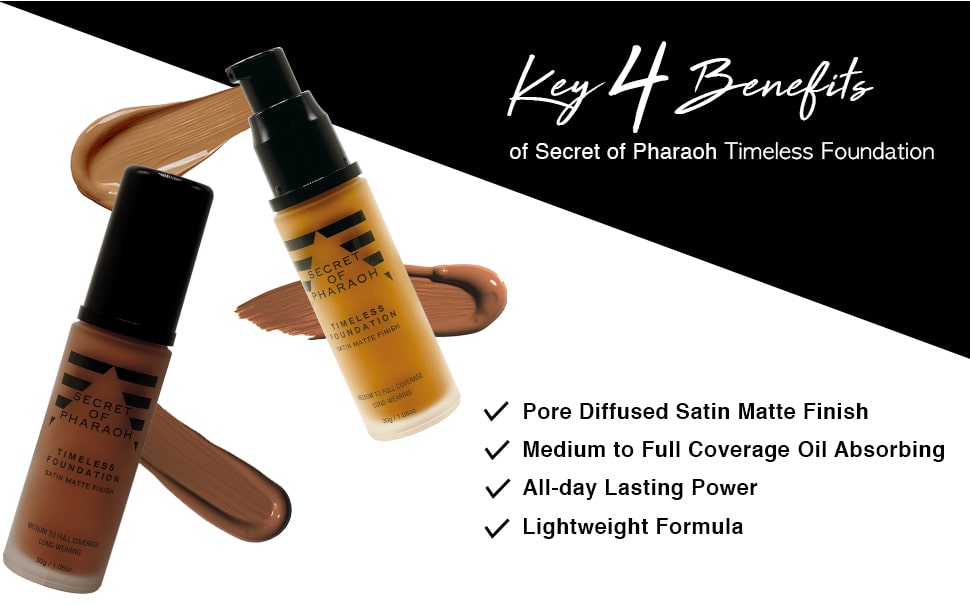 Secret of Pharaoh Timeless Foundation Satin Matte Finish - Caramel