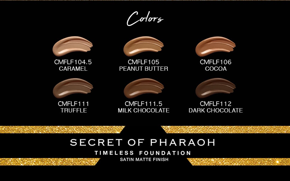 Secret of Pharaoh Timeless Foundation Satin Matte Finish - Milk Chocolate