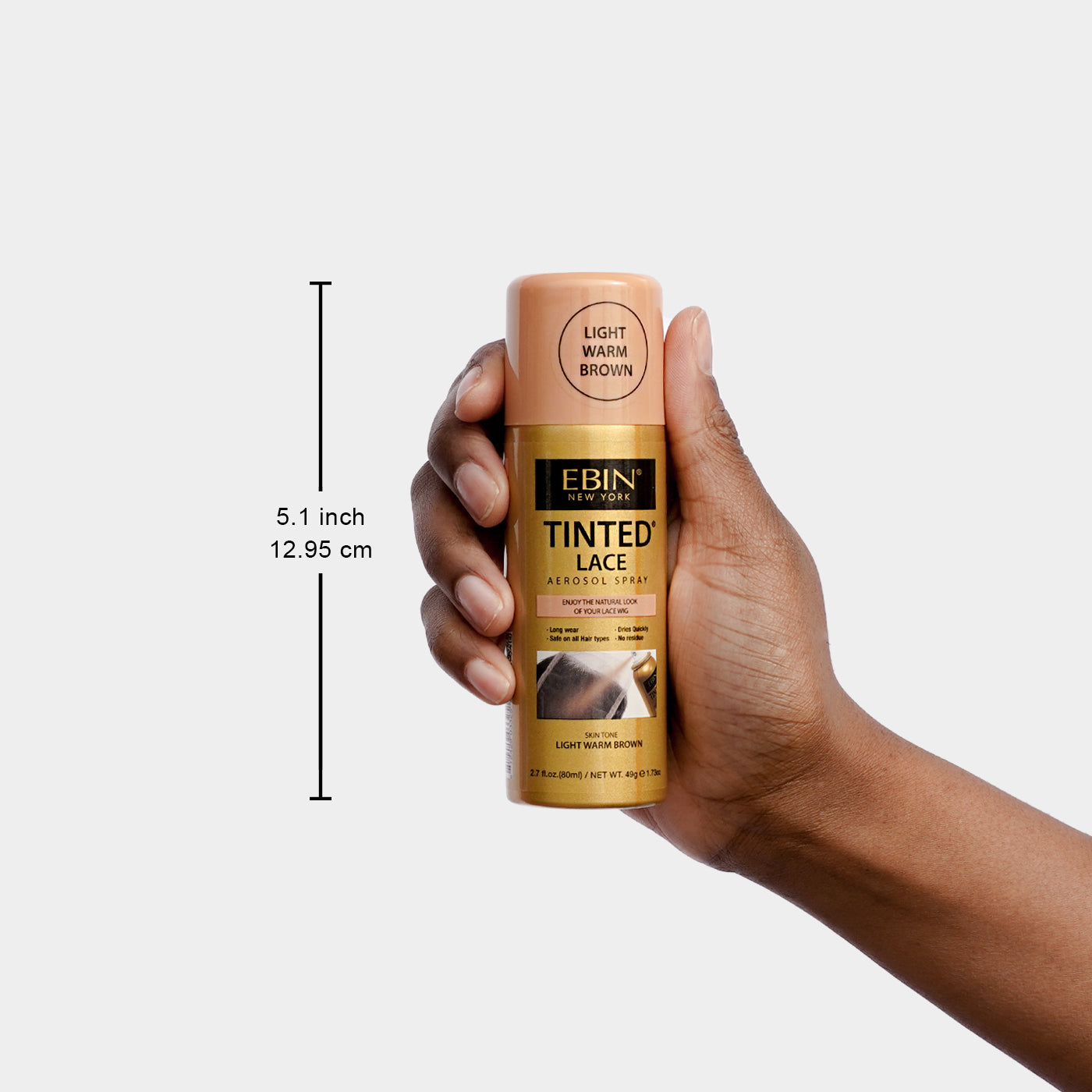 EBIN Tinted Lace Aerosol Spray - Natural Beige