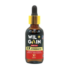 EBIN Wil+Gain 3X Strength Hair Oil - Nourishing & Anti-Breakage w/ Jamaican Black Castor + Jojoba + Sweet Almond Oil