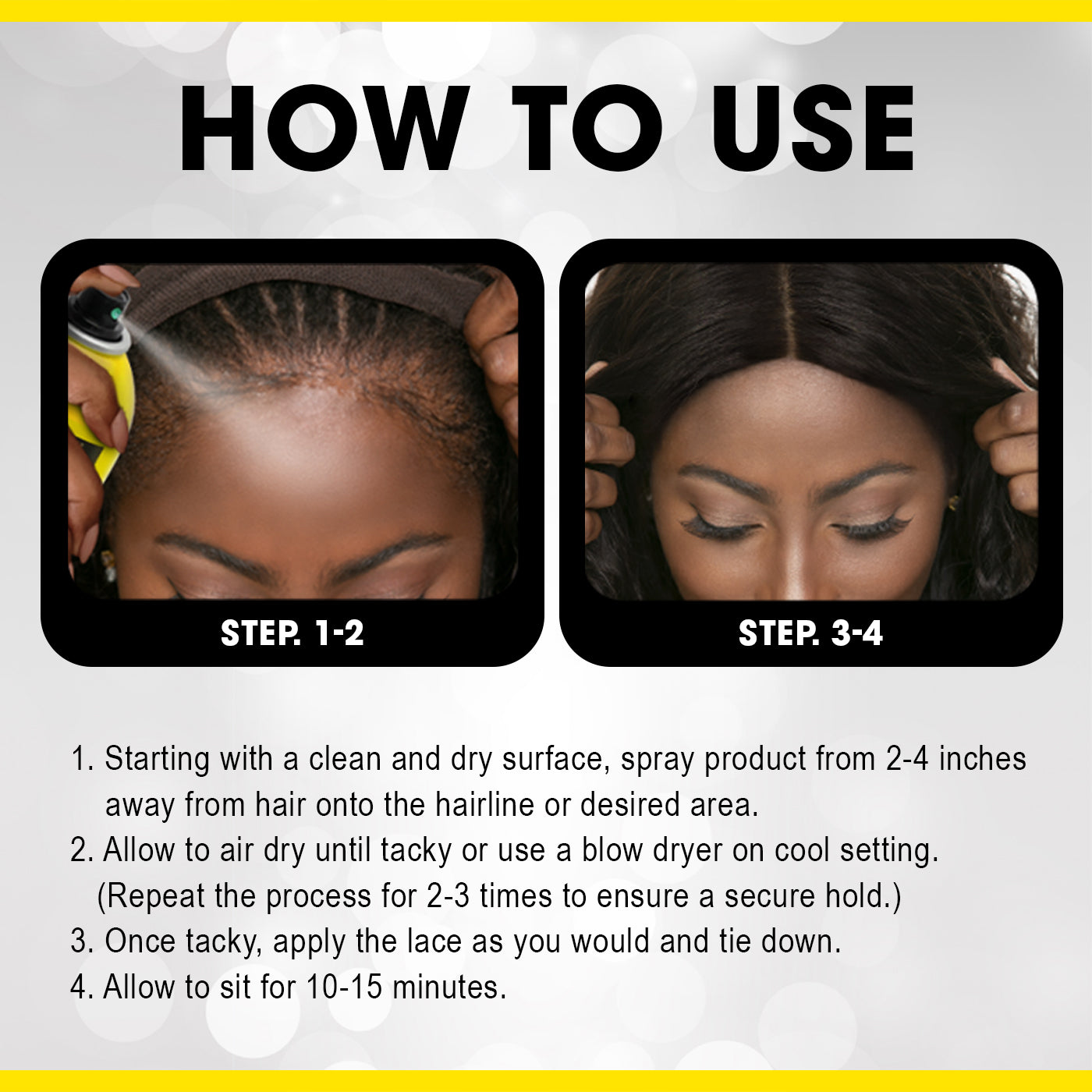 EBIN Wonder Lace Wig Bond Adhesive Spray - Original 14.2oz