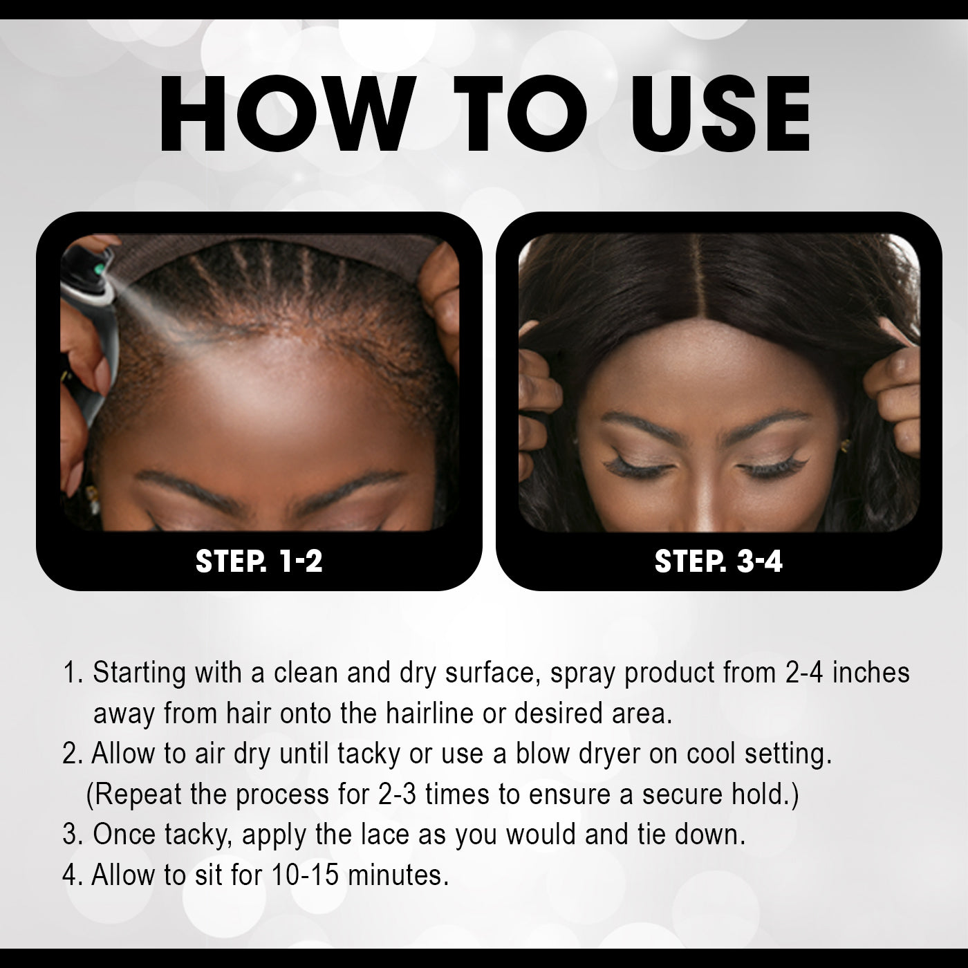EBIN Wonder Lace Wig Bond Adhesive Spray - Supreme 14.2oz