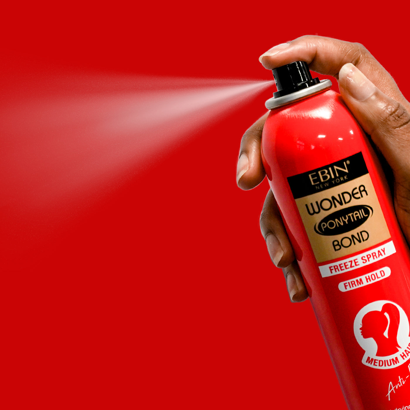 EBIN Wonder Ponytail Bond Freeze Spray - Firm Hold