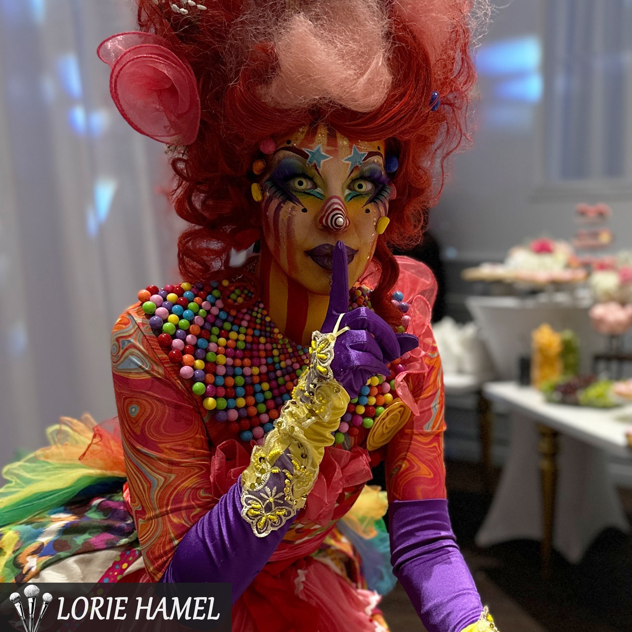 PRIMAL ® Nightcrawler - Neon Yellow with Orange Rim Color Contact lenses