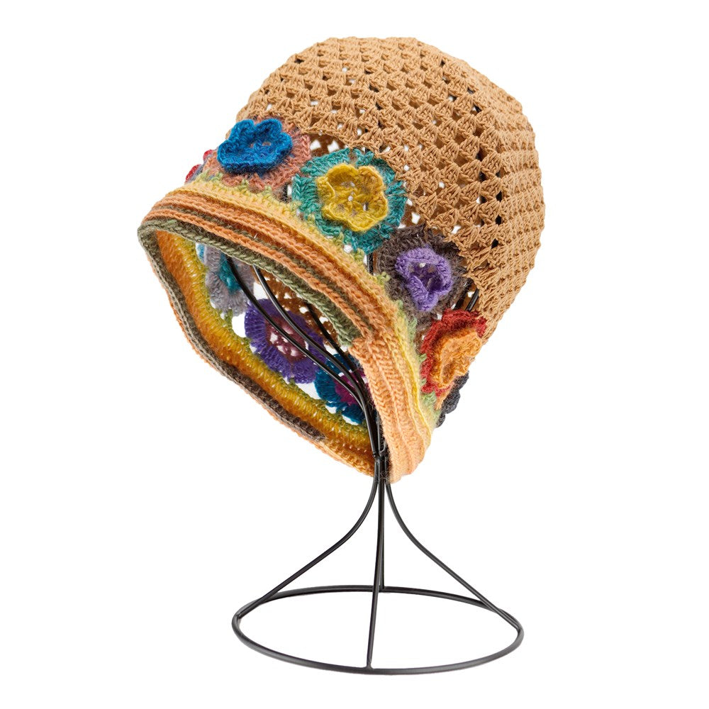 Handmade Fashion Floral Bucket Hat - Carmel