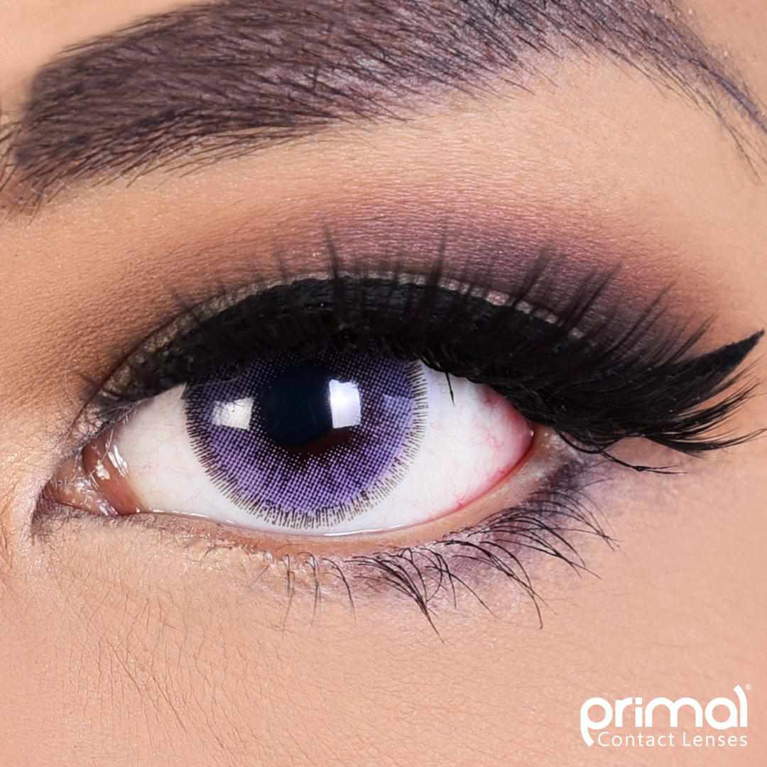 PRIMAL® Charm Lilac - Purple Colored Contact Lenses