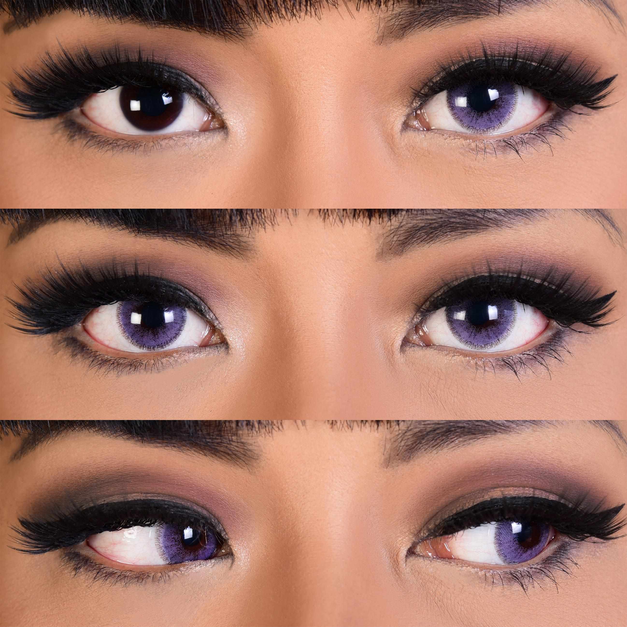 PRIMAL® Charm Lilac - Purple Colored Contact Lenses