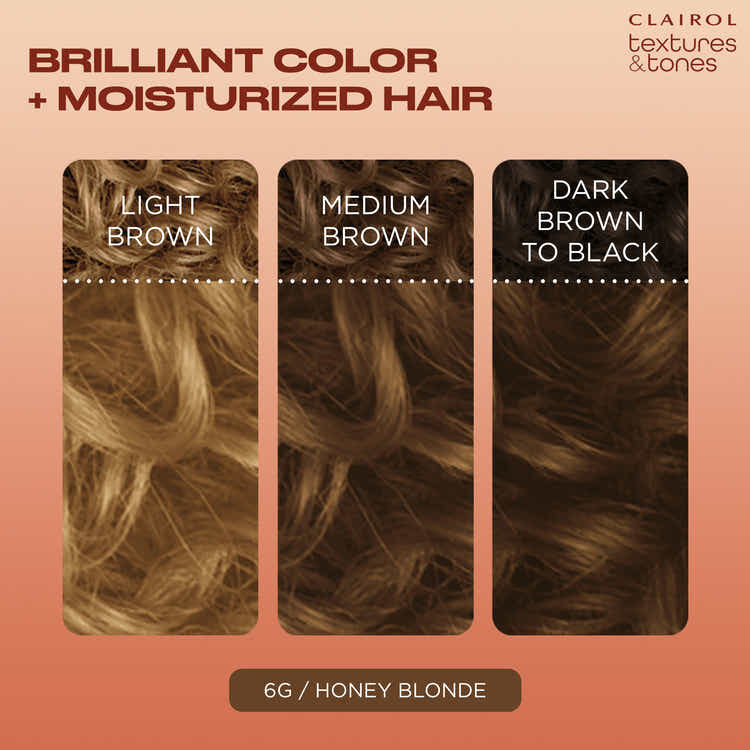 Clairol Textures & Tones Hair Color - 6G Honey Blonde
