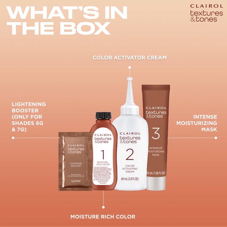 Clairol Textures & Tones Hair Color - 6G Honey Blonde