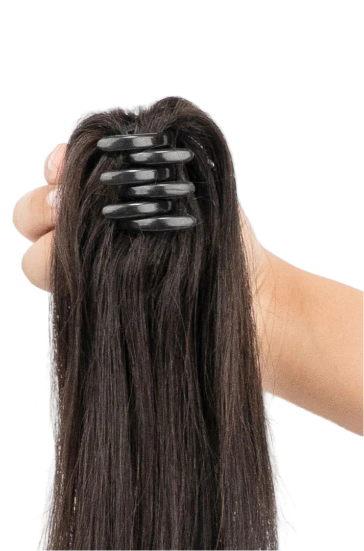 Magic Gold Large Afro Clip On Ponytail